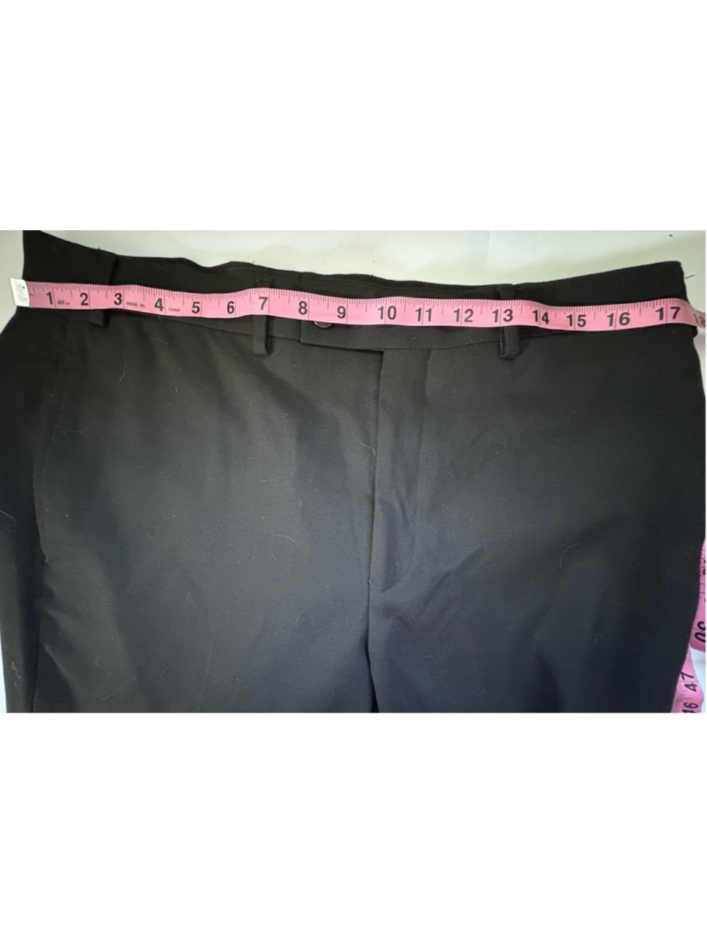Lauren Ralph Lauren Men’s Black Dress Pants 36x32 Flat Front Stretch Slacks Bus - Picture 5 of 7